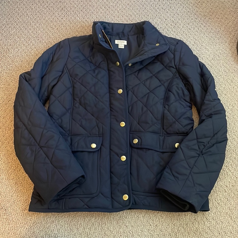 JCrew Navy Winter Coat